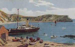 Lądowanie parowca, Lulworth Cove